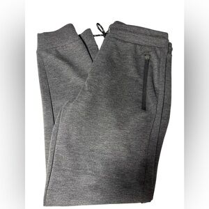 Aéropostale Men’s Jogger Sweatpants Small Charcoal Gray Zip Pocket Athleisure